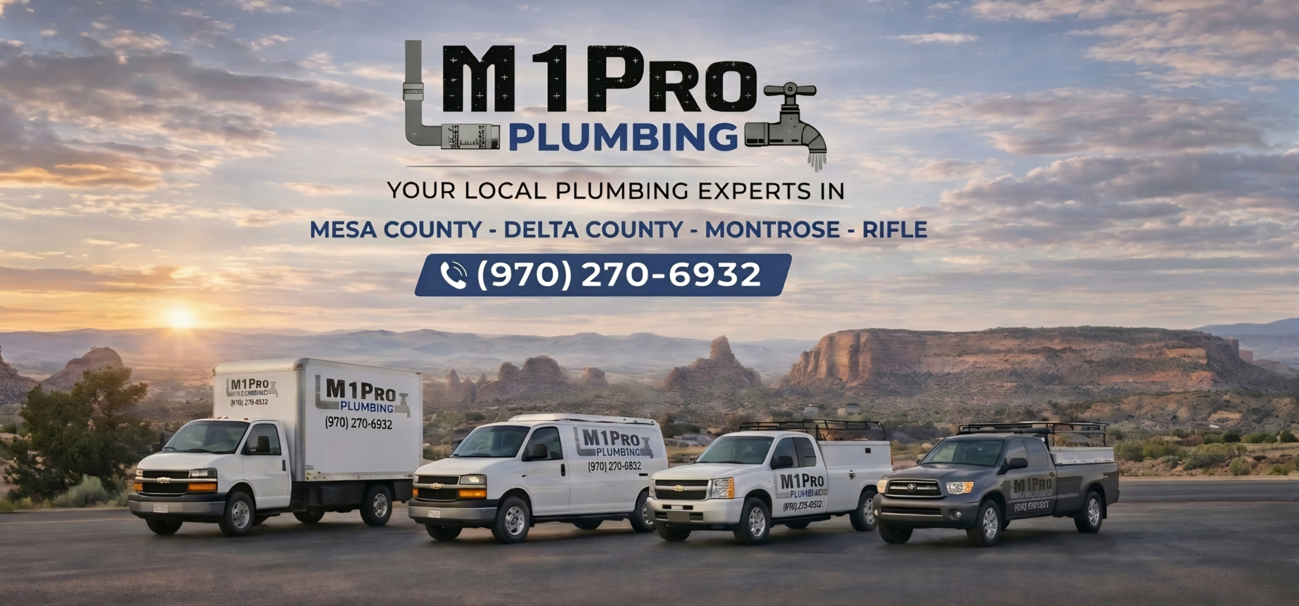 M1 Pro Plumbing fleet serving Western Colorado